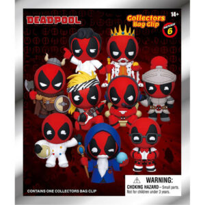Deadpool Series 6 3D Foam Bag Clip