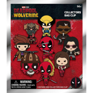 Deadpool and Wolverine 3D Foam Bag Clip