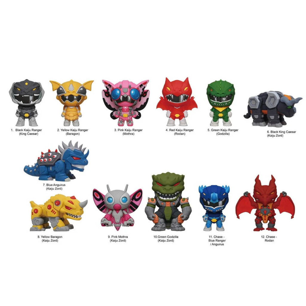 【目玉商品】POMONA CITY RYDAZ - WALKING g-rap Godzilla vs. Mighty Morphin Power Ranger 3D Foam Bag Clip | Nexus