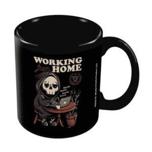Threadless - Working From Home Reaper Black Mug
