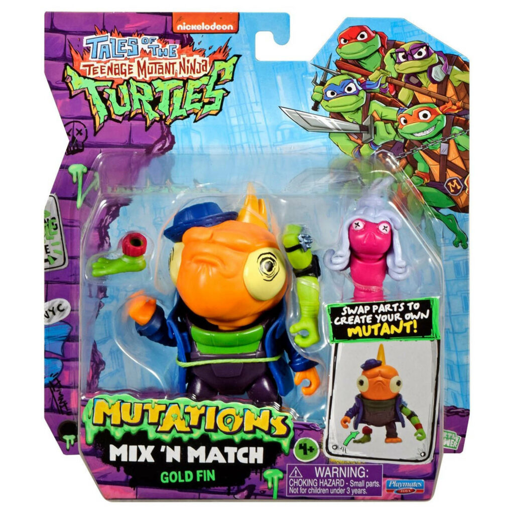 Tales of the Teenage Mutant Ninja Turtles Mix N Match Robots Gold