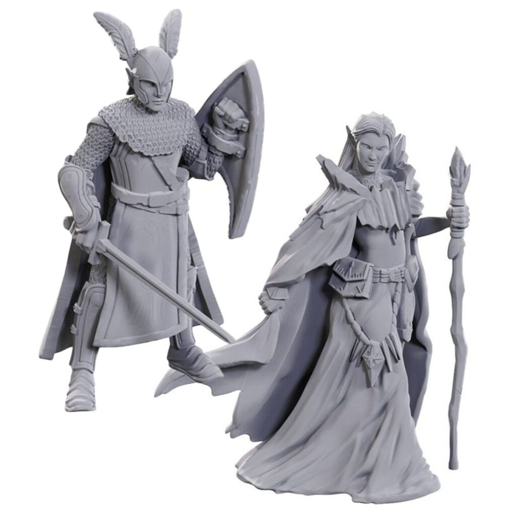 D&D fígúrur Elves (50th anniversary)