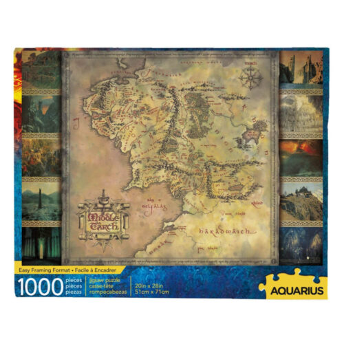 Lord of the Rings Map 1000 bita púsl