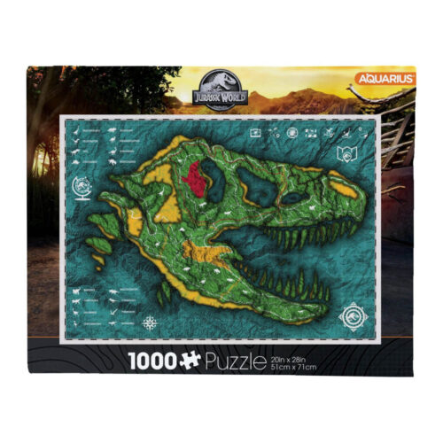 Jurassic World Map 1000 bita púsl