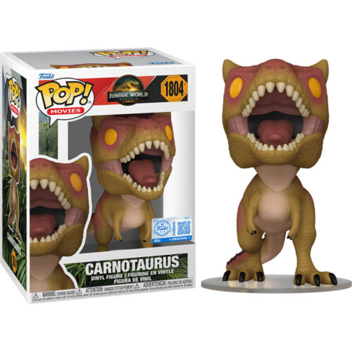 Jurassic World Rebirth Carnotaurus Pop! Vinyl Figure
