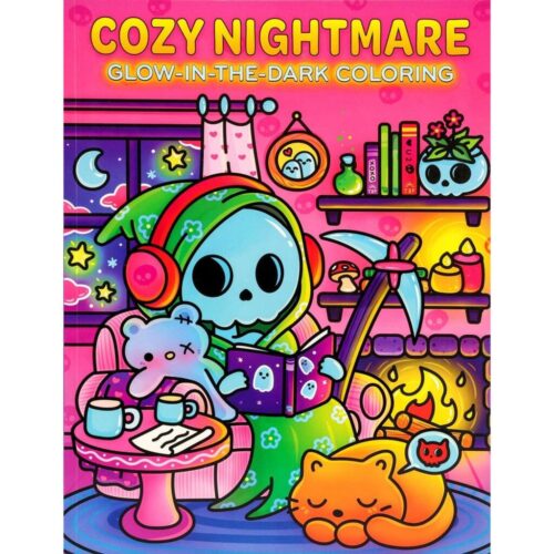 Cozy Nightmare Glow-In-The-Dark Coloring Book