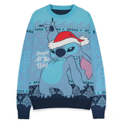 Lilo & Stitch - Stitch Christmas Jumper - L