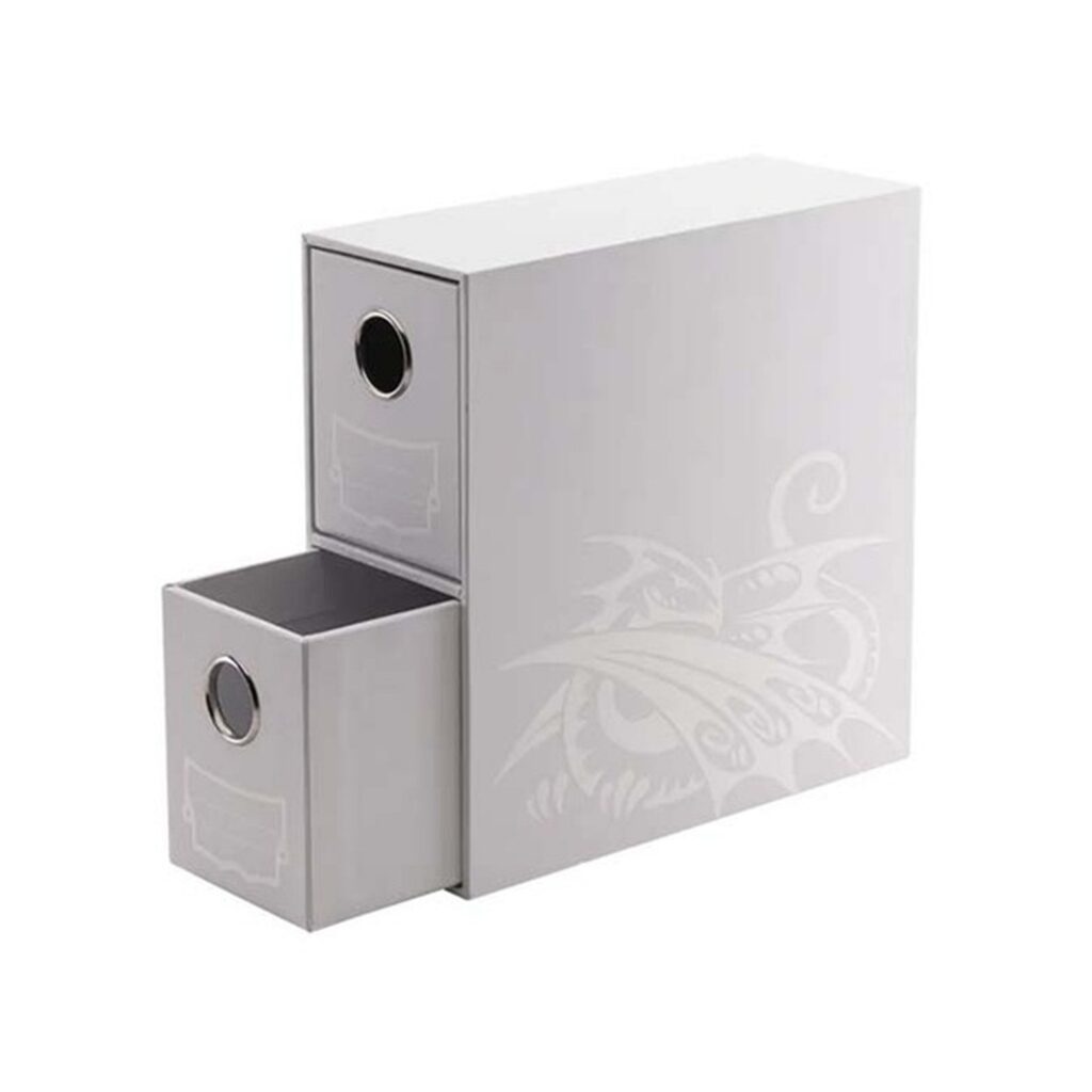 Dragon Shield Fortress Card Drawers 2 Vertical White