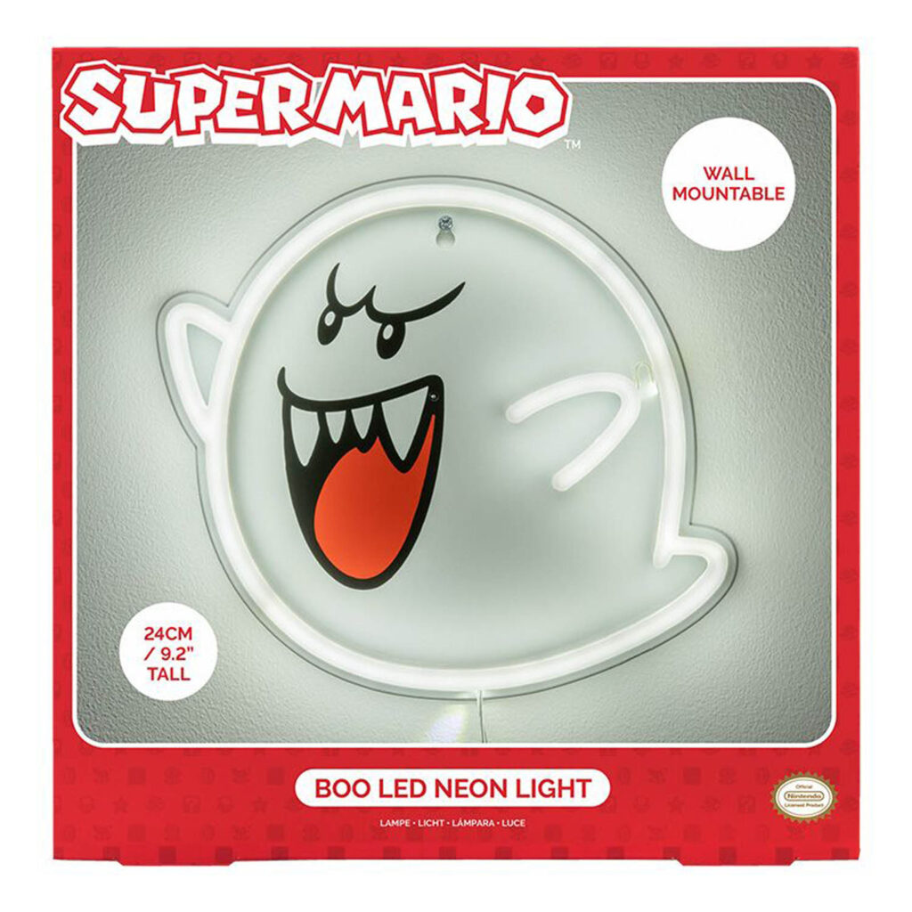 Super mario Boo Wall Mountable LED Neon Light