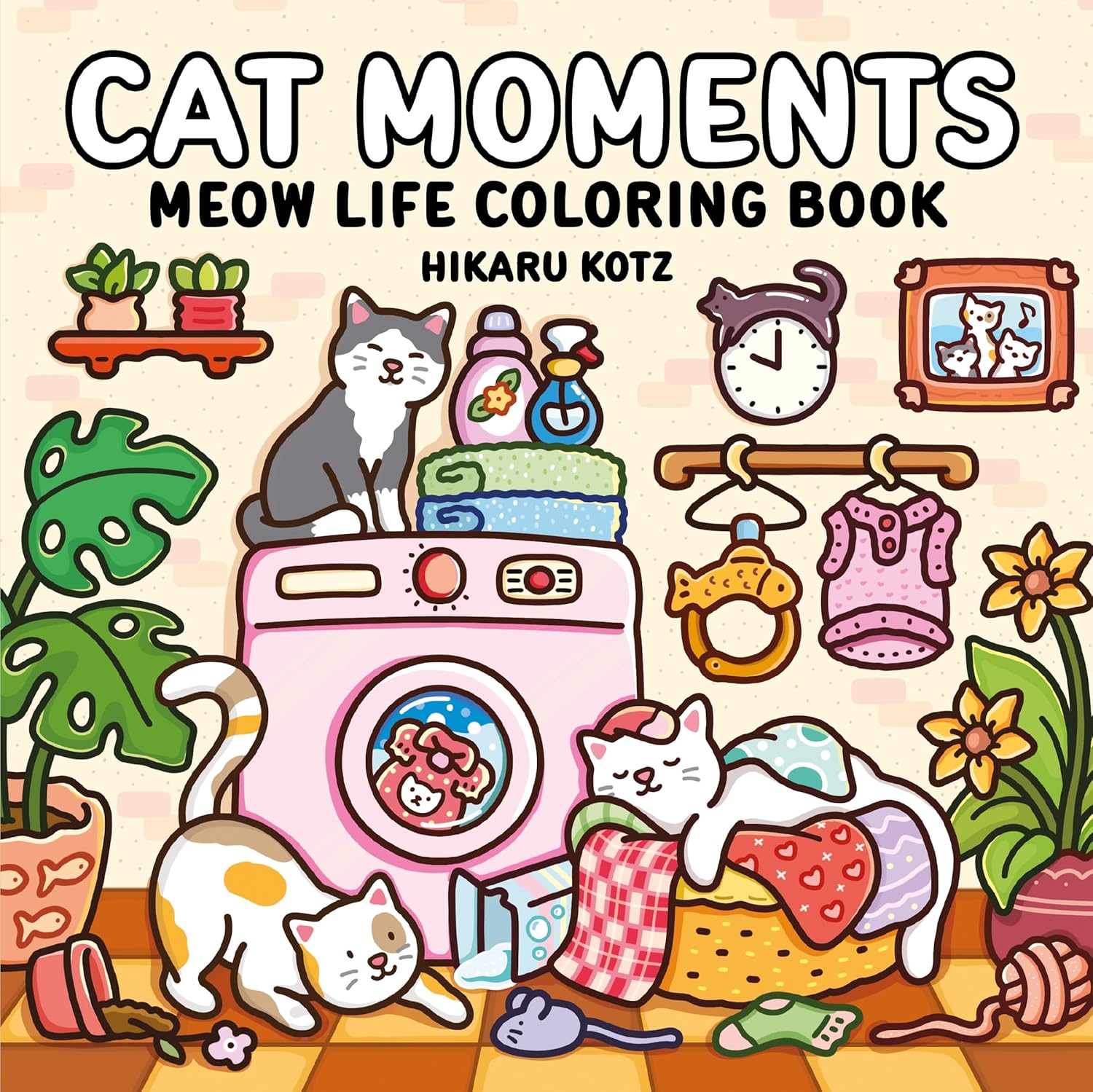 Cat Moments Meow Life Colouring Book