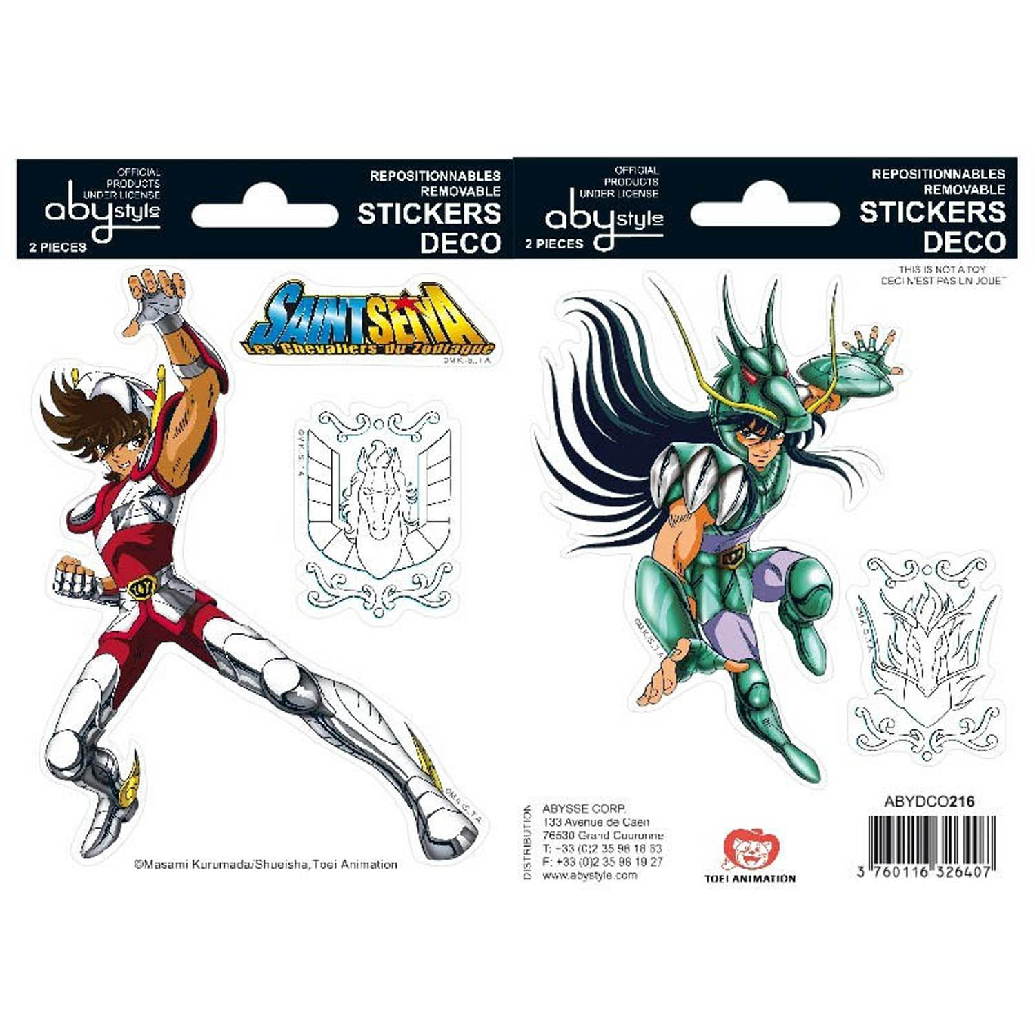 Saint Seiya – Pegasus/Shiryu Stickers