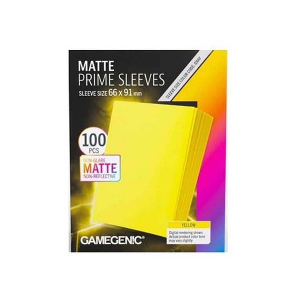 Matte Prime Sleeves Yellow 66×91