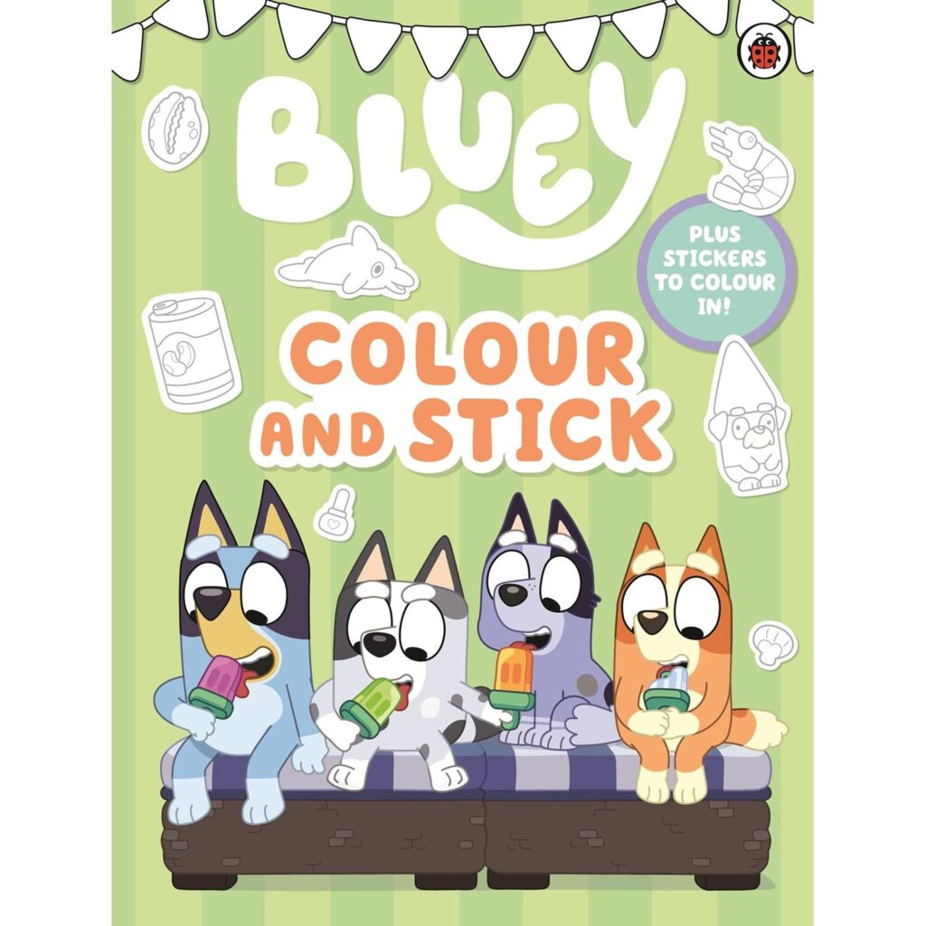 Bluey Colour and Sticker Book