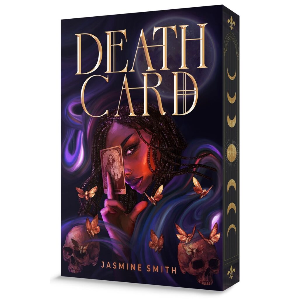 Death Card Stenciled Edges
