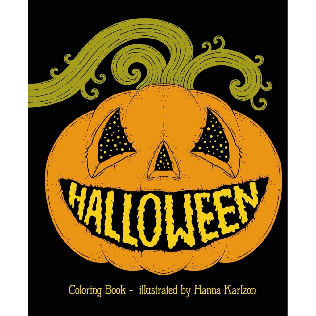 Halloween: Hardcover Adult Coloring Book