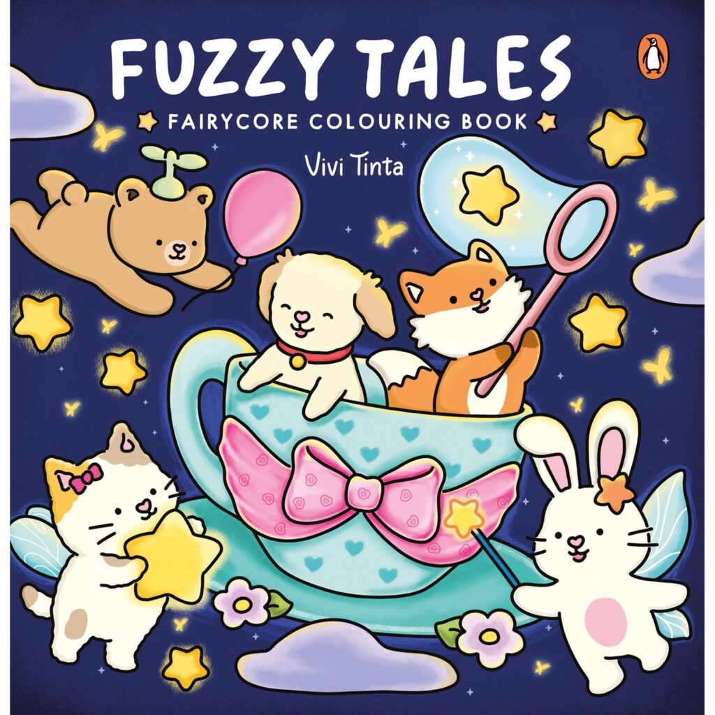 Fuzzy Tales: Fairycore Colouring Book