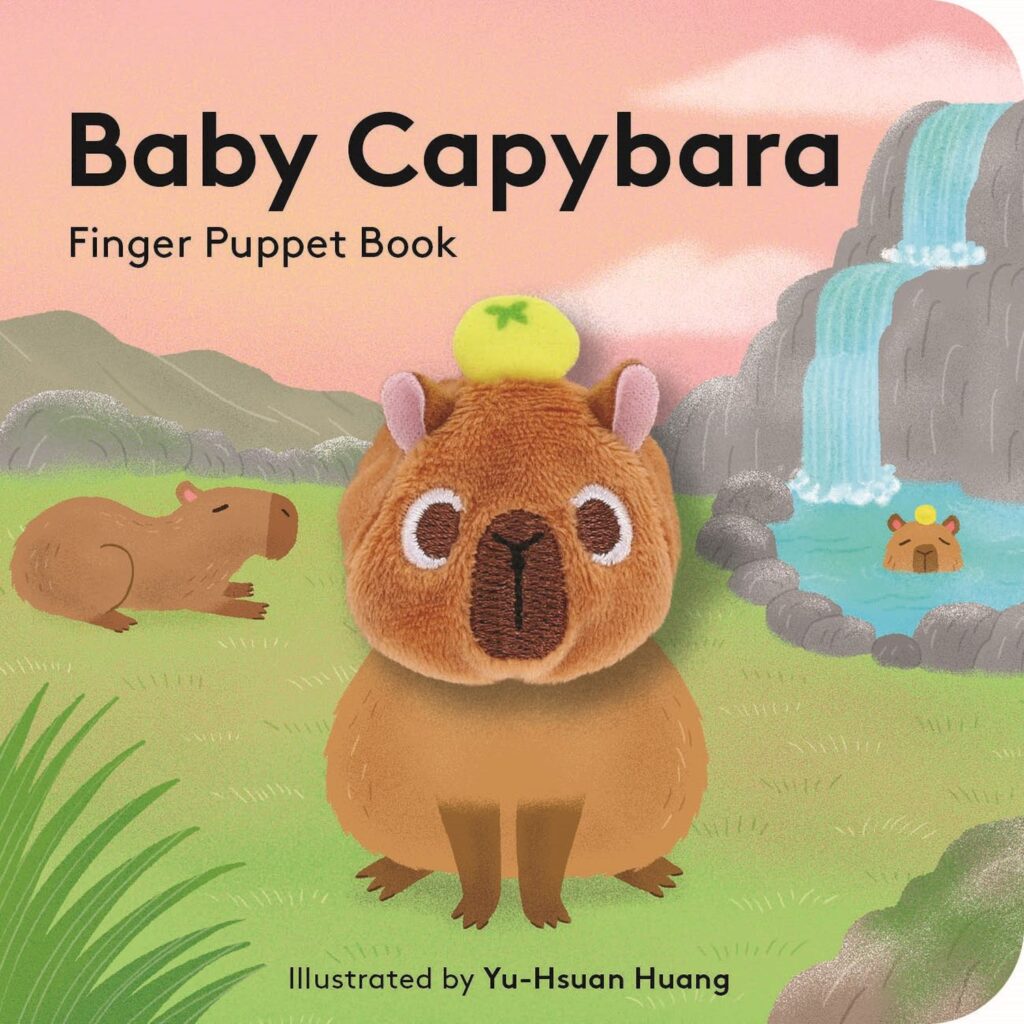 Baby Capybara Finger Puppet Book