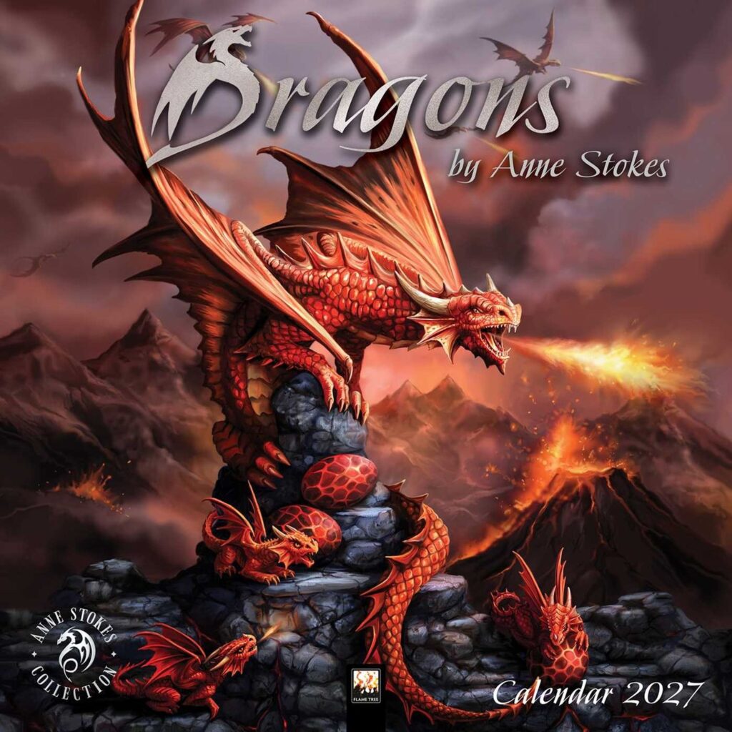 Dragons by Anne Stokes – veggdagatal 2027