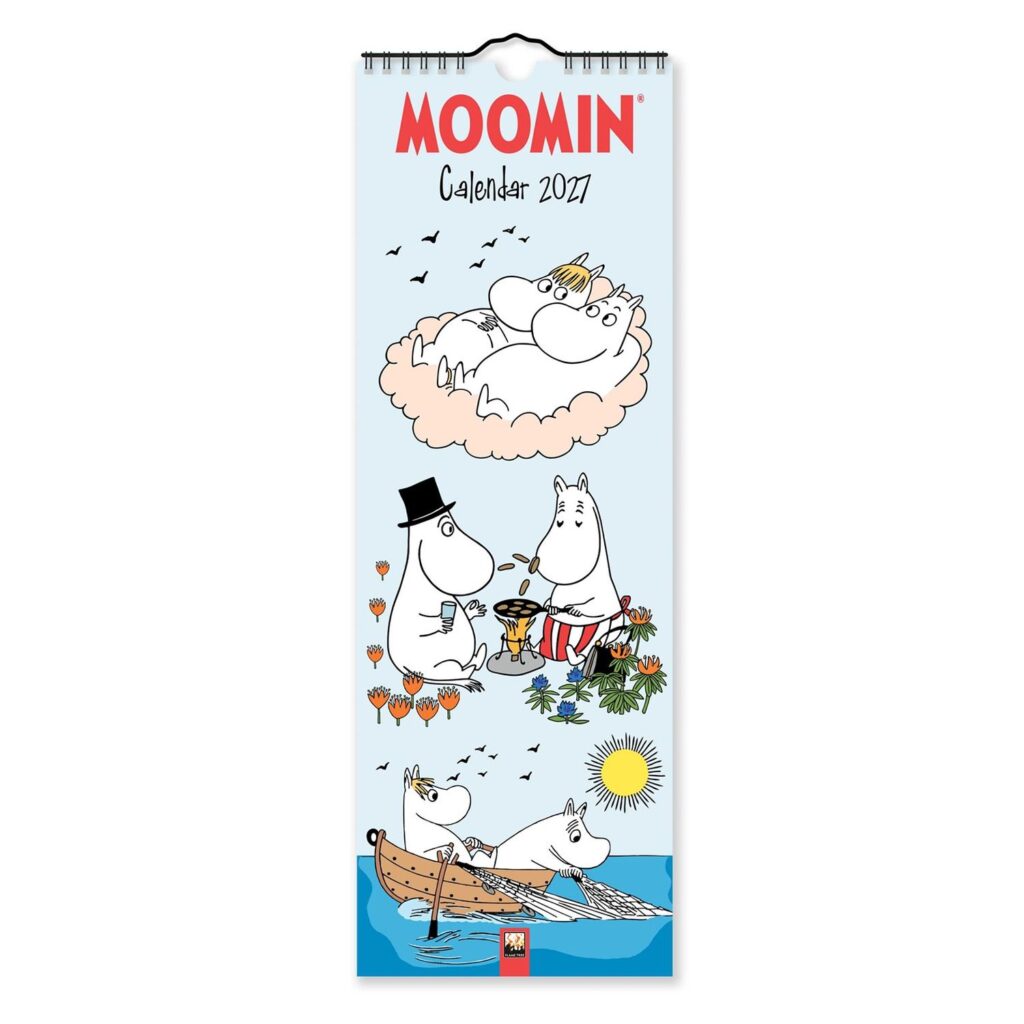 Moomin – mjótt veggdagatal 2027