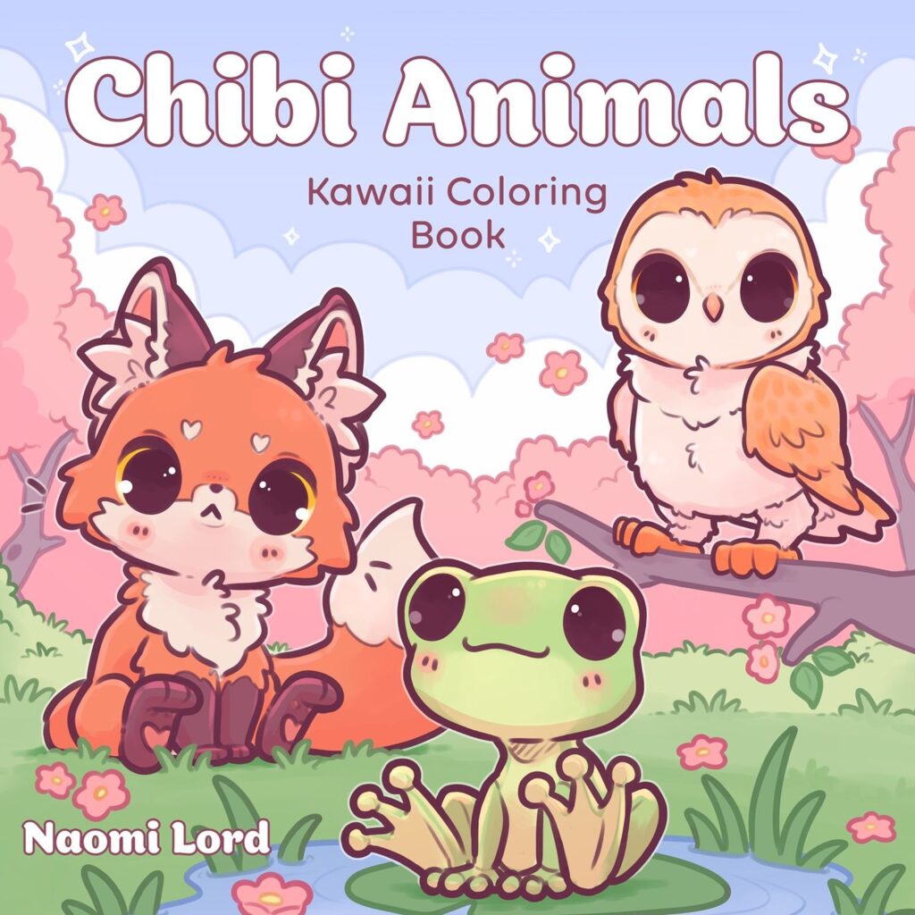 Chibi Animal Kawaii Coloring Book