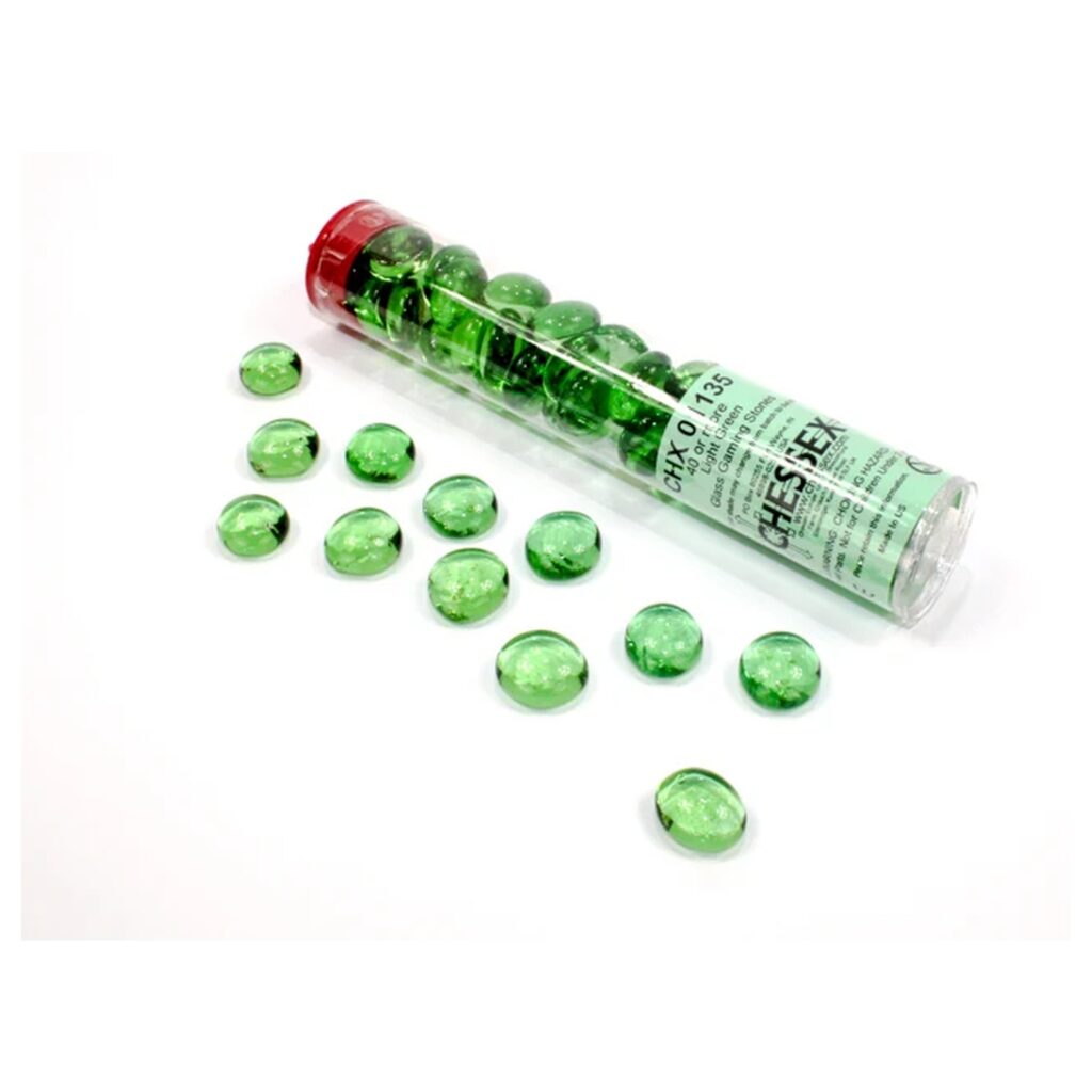 Glass Stones Light Green