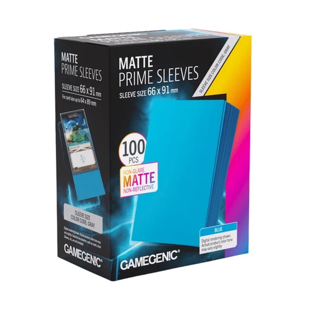 Matte Prime Sleeves Blue 66×91