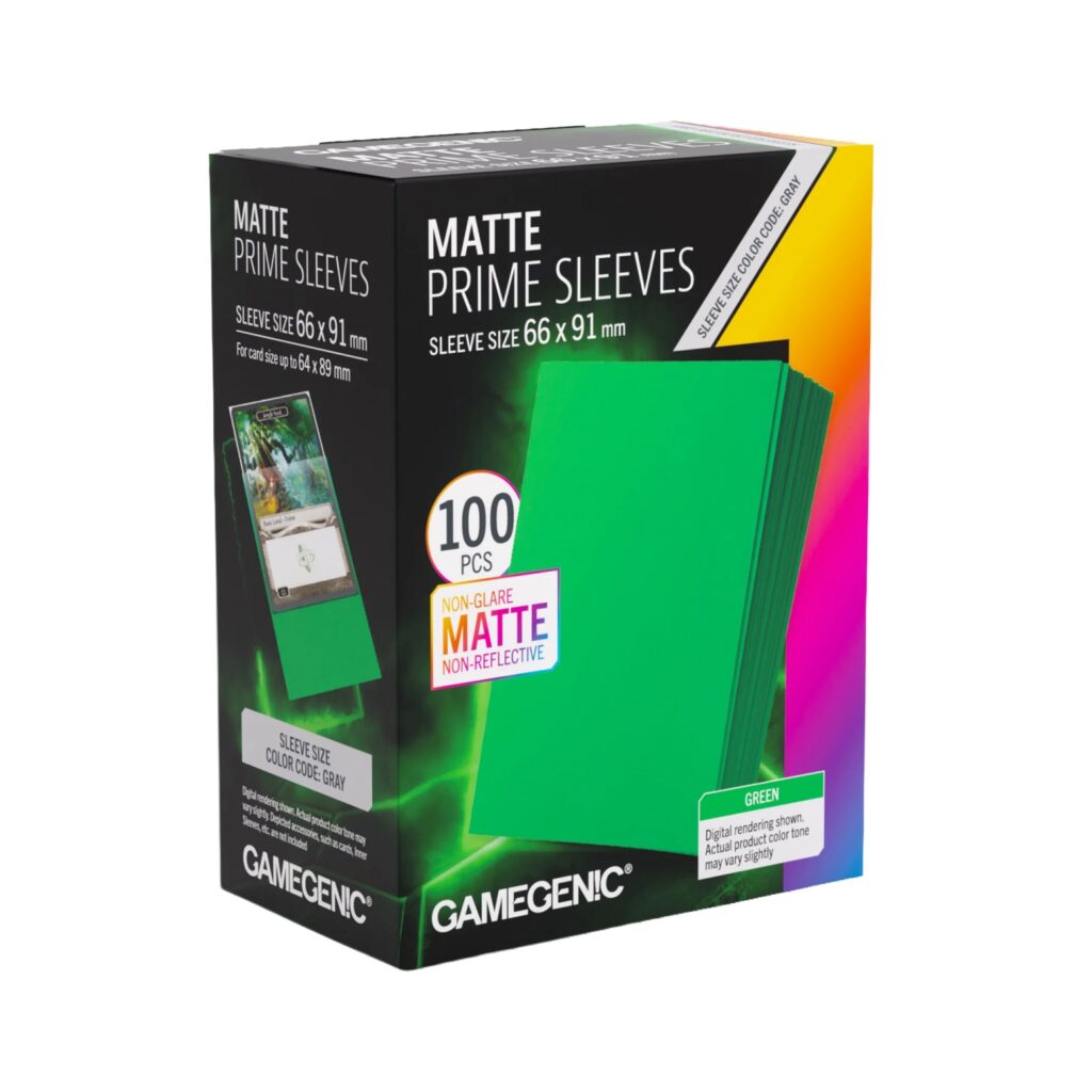 Matte Prime Sleeves Green 66×91