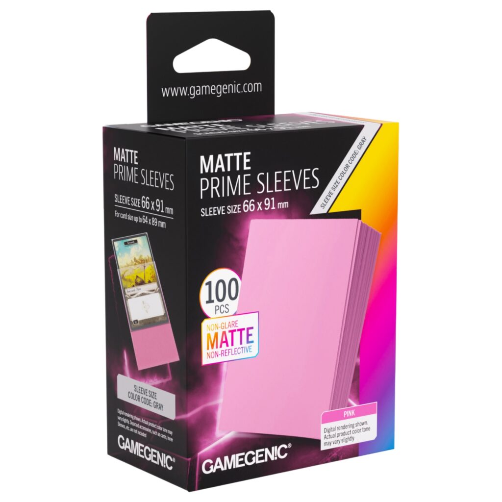 Matte Prime Sleeves Pink 66×91
