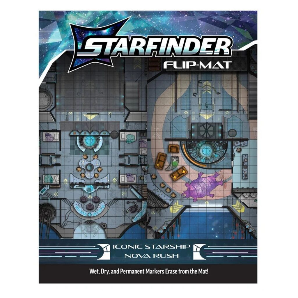 Starfinder RPG: Flip-Mat Iconic Starship Nova Rush