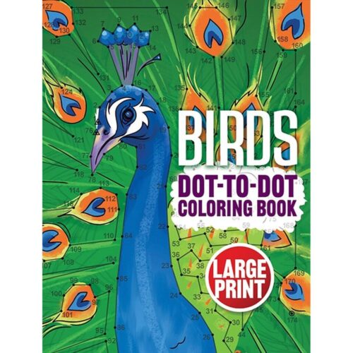 Birds Dot-To-Dot Coloring Book | Nexus vefverslun